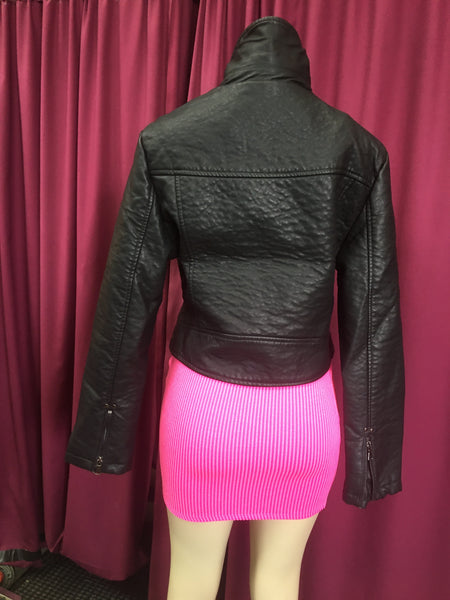 Fauxleather Biker Jacket $9 Each $54 Per SIX PACK (Size: S-M-L-XL 1-2-2-1)