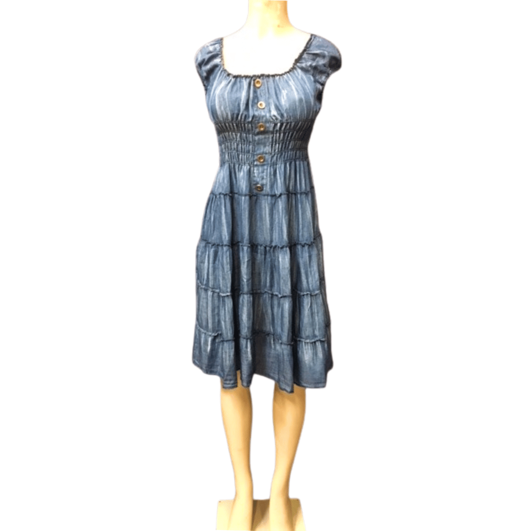 Denim Look Dress 6 Pack (Size: S/M-L/XL, 3-3)