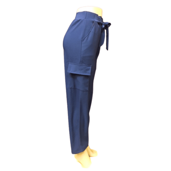 Belted Cargo Pocket Pants 6 Pack Assorted Colors (Size: S/M-L/XL, 3-3)