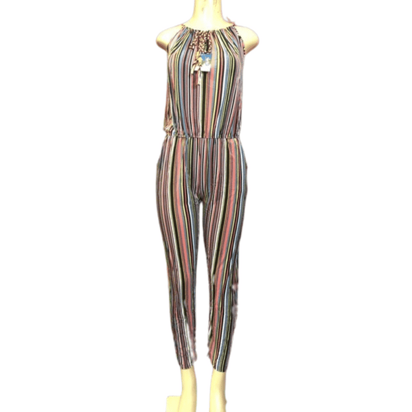 Stripe Jumpsuit 6 Pack Assorted Colors  (Size: M-L-XL, 2-2-2)