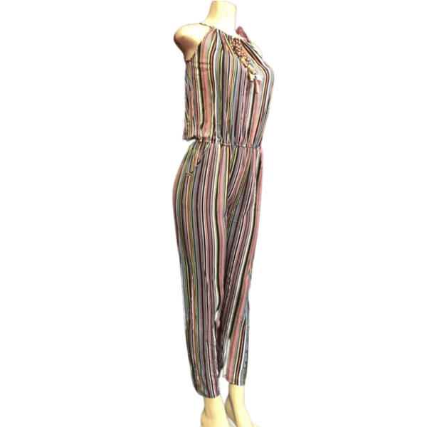 Stripe Jumpsuit 6 Pack Assorted Colors  (Size: M-L-XL, 2-2-2)