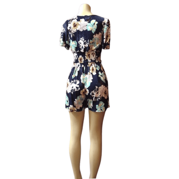 2 PCs Floral Short Set 6 Pack Assorted Colors (Size: S/M-L/XL, 3-3)