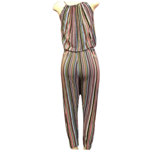 Stripe Jumpsuit 6 Pack Assorted Colors  (Size: M-L-XL, 2-2-2)