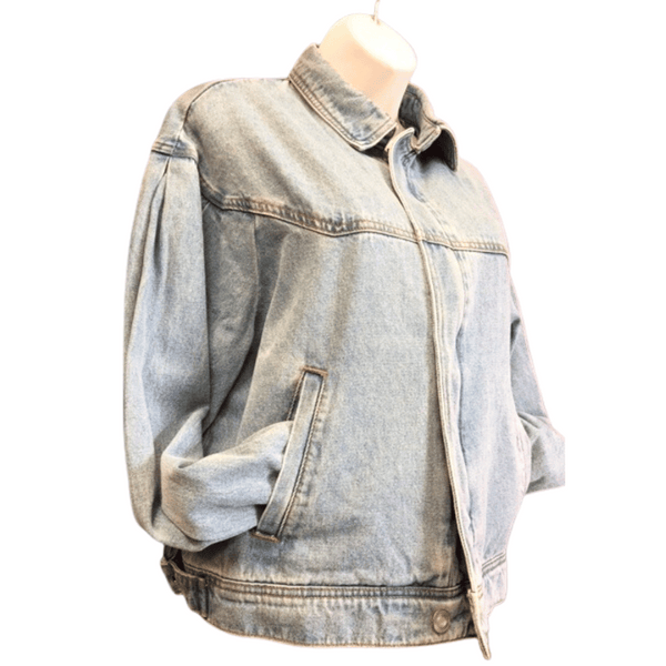 Zipper Front Denim Jacket 3 Pack (Size: S-M-L, 1-1-1)