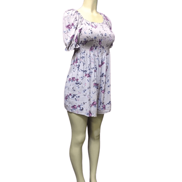 Floral Romper 6 Pack Per Color (Size:  S-M-L-XL, 1-2-2-1)