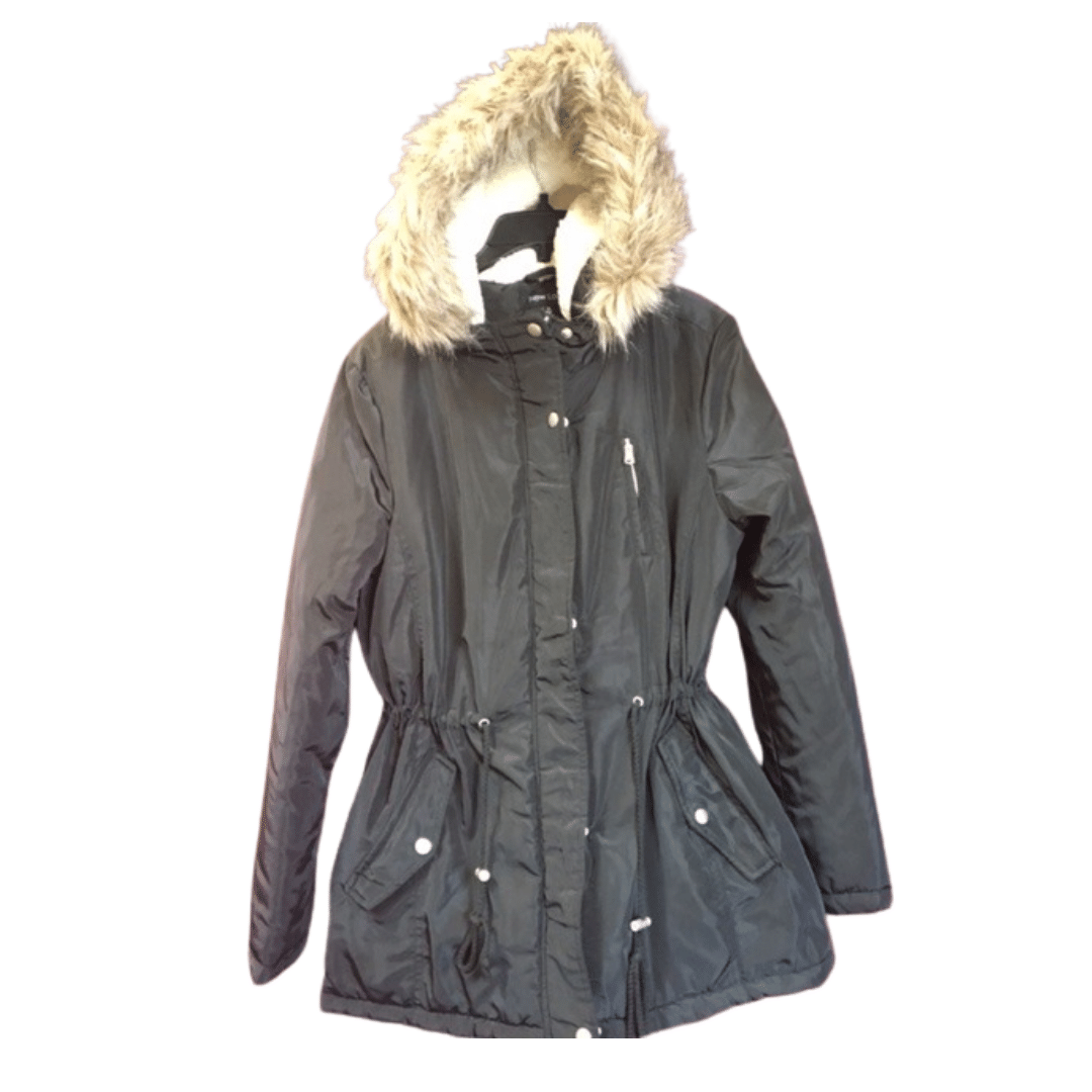 Quilt Lined Jacket With Sherpa Lined Faux Fur Trimmed Hood 6 Per Pack  (Size: S-M-L-XL, 1-2-2-1)