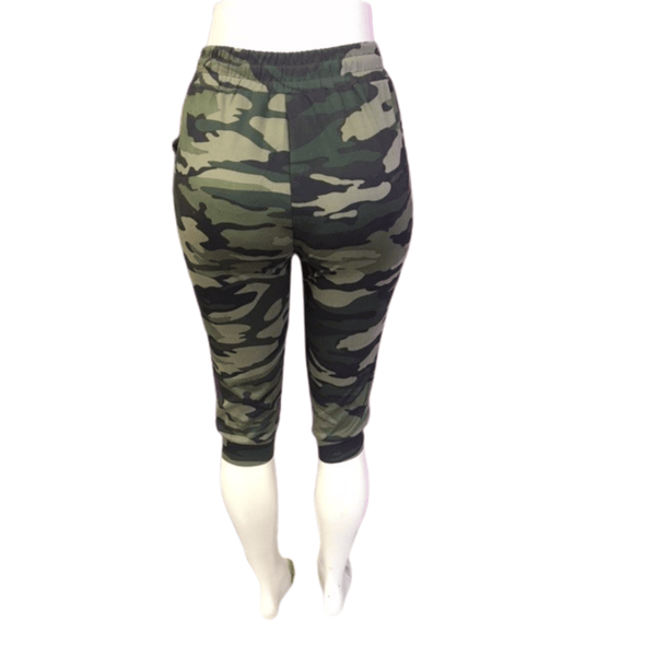 Camo Capri 6 Pack Assorted Colors ( Size: S/M-L/XL, 3-3)