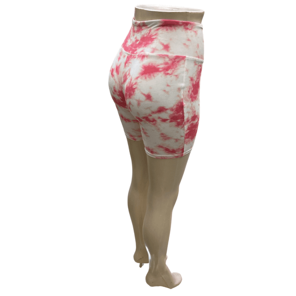 Tie-Dye Bike Shorts 6 Pack (S-M-L-XL, 1-2-2-1)