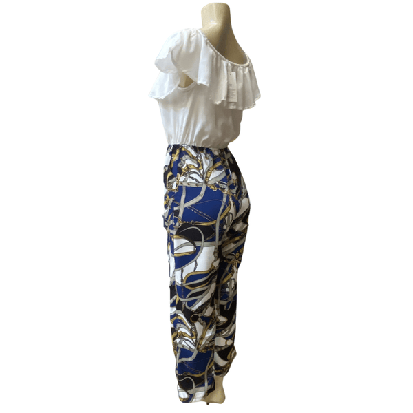 Scarf Print Jumpsuit 6 Pack (S/M-L/XL, 3-3)