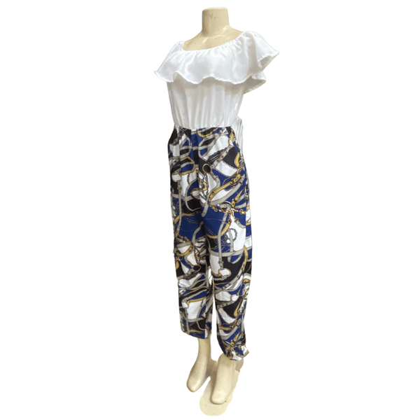 Scarf Print Jumpsuit 6 Pack (S/M-L/XL, 3-3)