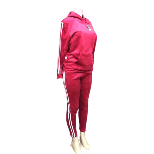 Hoody Velour Set With Side Stripe 6 Pack Assorted Colors (Size: S/M-L/XL, 3-3)