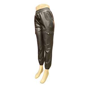 Leather Look Cargo Pants 6 Pack (S-M-L, 2-2-2)