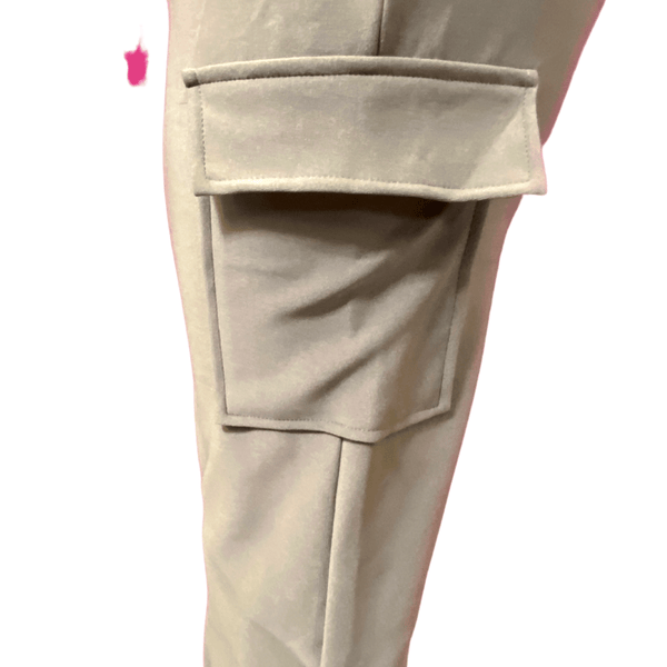 Cargo Pants with Two Side Pockets Draw String 6 Pack (S/M-L/XL, 3-3) Assorted Colors