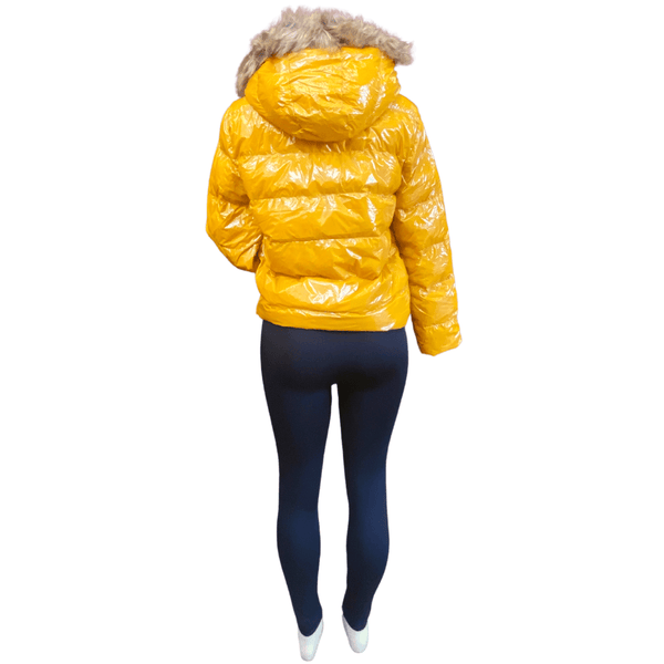 Faux Fur Detachable Hoodie Trim Puffy Jacket 6 Pack (S-M-L, 2-2-2) per Color