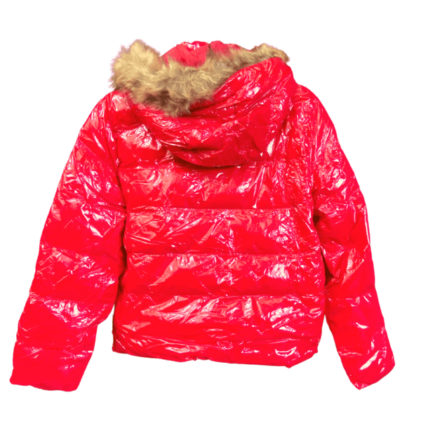 Faux Fur Detachable Hoodie Trim Puffy Jacket 6 Pack (S-M-L, 2-2-2) per Color