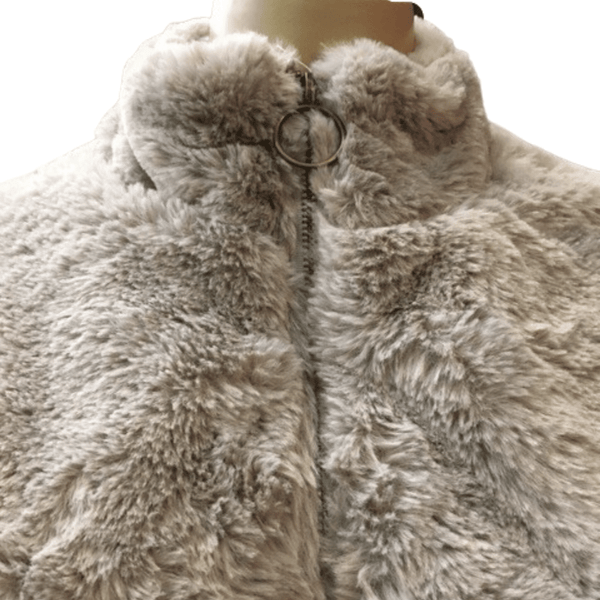 Waist Length Fluffy Jacket 6 Pack (Size:  S-M-L, 2-2-2)