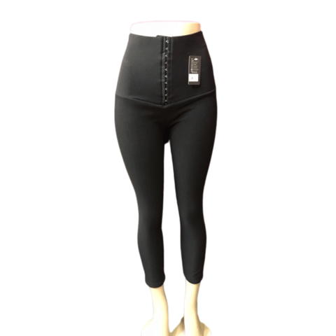 High Waist Corset Style Fur Lined Leggings 6 Pack (Size: S/M-L/XL, 3-3)