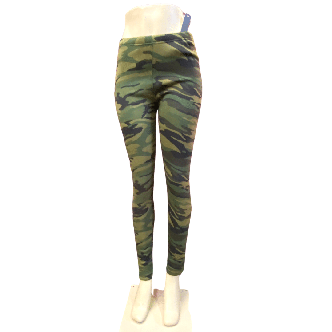 Camo Fur Lined Winter Legging 6 Pack (S/M-L/XL, 3-3)