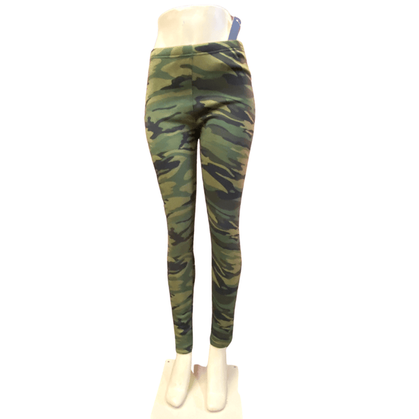 Camo Fur Lined Winter Legging 6 Pack (S/M-L/XL, 3-3)