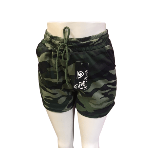 Camo Short with Pocket 6 Pack Assorted Colors ( Size: S/M-L/XL, 3-3)