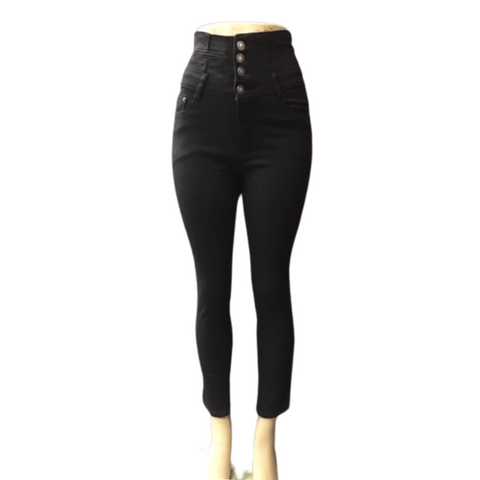 4 Button High Waist Jean 8 Pack (Size: S/M-M/L-L/XL-XL/XXL, 1-3-3-1)