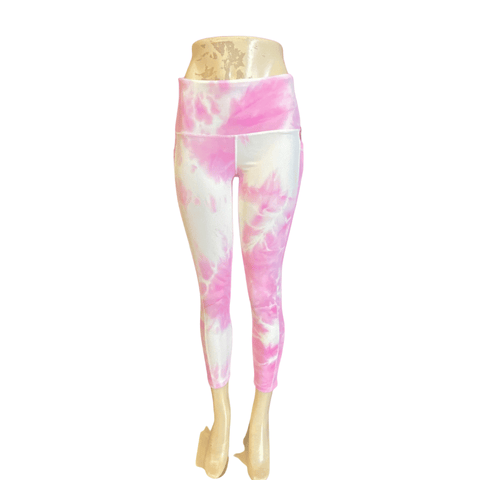 High Waist Activewear Tie-dye Legging With Side Phone Pockets 6 Pack Per Colors ( Size; S-M-L-XL, 1-2-2-1)