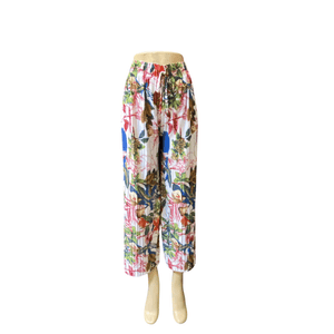 Floral Elastic Pants One Size Fits All 6 Pack Assorted Floral Prints And Colors  (Size: One Size Fits All)