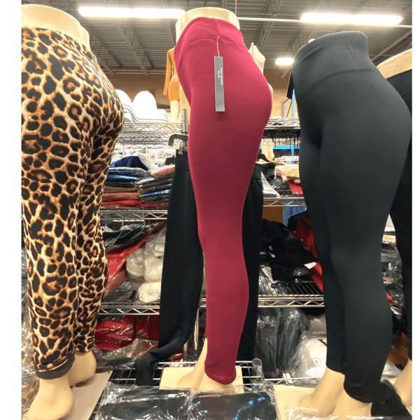 Super Soft Fur Lined Winter Legging 6 Pack (S/M-L/XL, 3-3) per Color