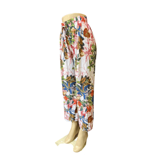 Floral Elastic Pants One Size Fits All 6 Pack Assorted Floral Prints And Colors  (Size: One Size Fits All)