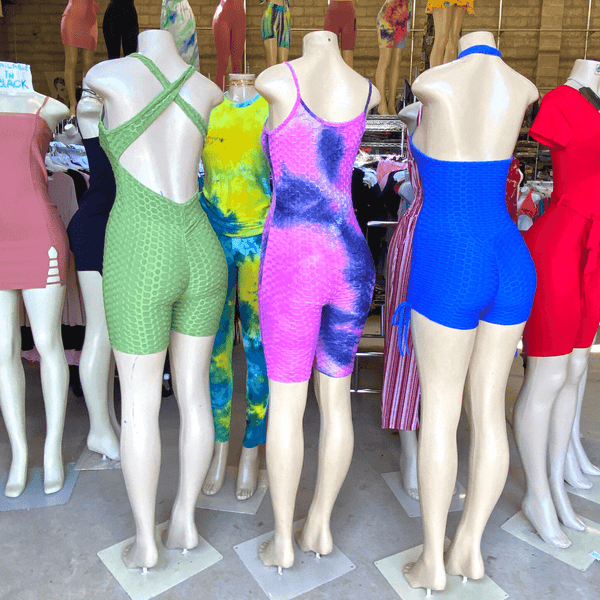 Tiktok Summer Romper 6 Pack per Style Colors (S/M-L/XL, 3-3)