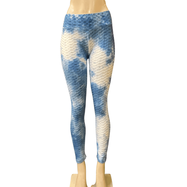 Tiktok Buttlift Legging 6 Pack (S/M-L/XL, 3-3) Assorted Tie-Dye