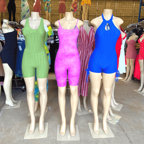 Tiktok Summer Romper 6 Pack per Style Colors (S/M-L/XL, 3-3)